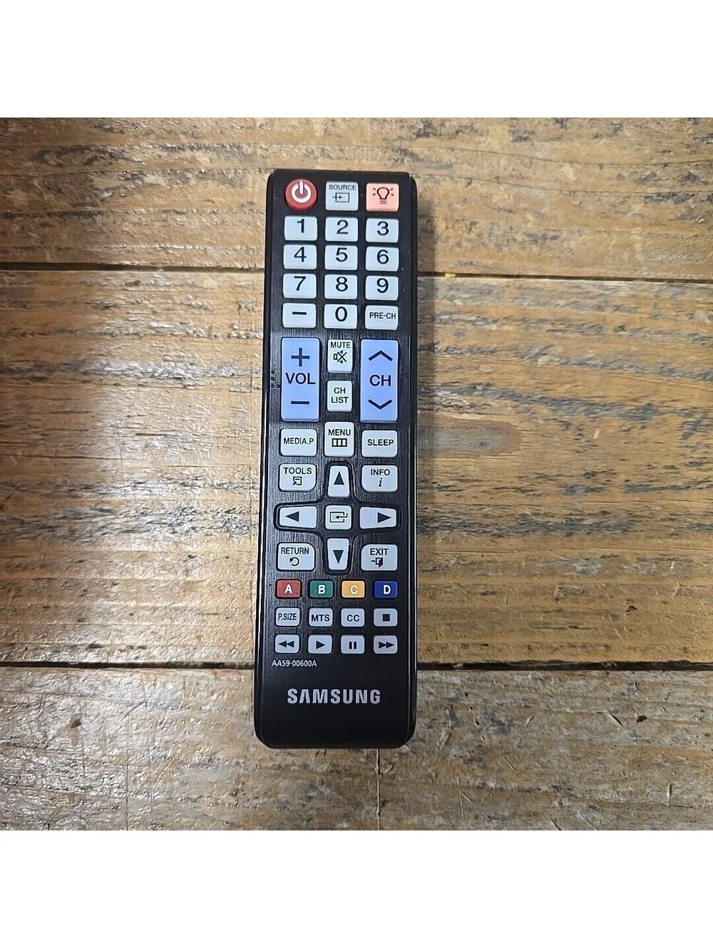 Genuine Samsung Remote Control AA59-00600A For LCD TV Black Tested Used